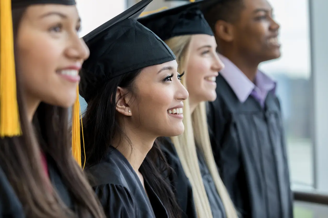 High school graduates in a row